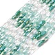 Chapelets de perles en verre électroplaqué&nbsp;EGLA-D300-05-18-1