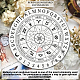 Ahandmaker 12 astrologisches Zeichen-Konstellations-Pendel-Brett-Set DIY-GA0004-24H-6
