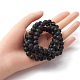 Natural Lava Rock Round Beads Strands G-YW0002-08-5