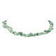 Natural Green Aventurine Chips Beaded Necklace NJEW-FZ00004-03-2