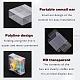 Foldable Transparent PVC Plastic Gift Boxes CON-WH0076-14A-5