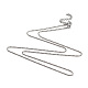 304 Edelstahl-Kugelkette Halsketten X-NJEW-JN02912-04-1
