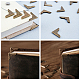 Book Scrapbooking Album Menu Folders Iron Corner Protectors IFIN-FH0001-06AB-5