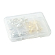 36Pcs 6 Style Grade AA Brass Ice Pick Pinch Bails for Pendant Making KK-FS0001-26-6