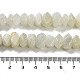Naturelles perles pierre de lune blanc brins G-D091-A11-5