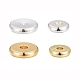 48Pcs 2 Size 2 colors Brass Spacer Beads Set KK-LS0001-03-1