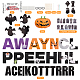 Bannière de joyeux halloween ahandmaker DIY-WH0453-12B-2