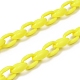 (venta de fábrica de fiestas de joyería) collares de cadena de cable de acrílico personalizados NJEW-JN02898-06-3