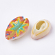 Printed Cowrie Shell Beads SHEL-S274-27C-1