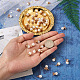 Craftdady 50 pièces 5 styles pendentifs en perles d'imitation en résine RESI-CD0001-16-5
