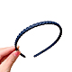 Resin Braided Thin Hair Bands OHAR-PW0003-191A-1
