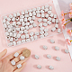 100 шт. европейские бусины ручной работы из полимерной глины со стразами CPDL-SP0001-01-3