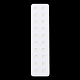 20穴アクリルパールディスプレイボードルースビーズペーストボード  接着剤付き  ホワイト  長方形  20x4.95x0.1cm  内寸：直径1cm ODIS-M006-01G-1