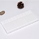 Ppプラスチックパレット  塗装用品  フリップカバーパレット  長方形  ホワイト  展開：26.8x26cm  折りたたみ：13x26cm DRAW-PW0001-302-3