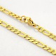 Men's Casual Style 304 Stainless Steel Figaro Chain Necklaces STAS-O037-17-2