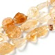 Brins de perles de citrine naturelles brutes G-G010-13-1