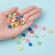 80pcs 8 couleurs perles d'argile polymère faites à la main CLAY-YW0001-42-8