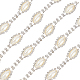 2 ярд железных и латунных цепочек для чашек со стразами FIND-FG0001-71-1