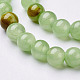 Perles de jade de fleurs naturelles X-GSR6mmC193-2