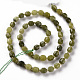 Brins de perles de jade naturel canada X-G-S362-087B-2