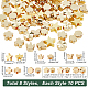 Entretoises de perles en or 14 carat ph pandahall KK-PH0004-78-5