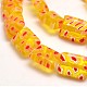 Rectangle Millefiori Glass Beads Strands LK-P024-02-3