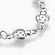 304 Stainless Steel Link Chain Bracelets BJEW-P239-13-3