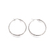 304 Stainless Steel Geometric Hoop Earrings for Women STAS-D171-33B-P-1