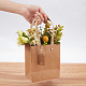 NBEADS 10 Pcs Kraft Paper Flower Bags with Handle CARB-NB0001-07-3