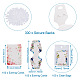 Yilisi 500 stücke 5 stil papierhalskette anzeigekarten DIY-YS0001-27-4
