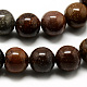 Chapelets de perles en mokaite naturel G-Q462-48-4mm-2