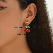 Латунные болтающиеся серьги JI9518-4