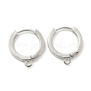 Brass Hoop Earrings EJEW-L211-012B-P