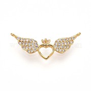 Латунные микро проложить кубического циркония подвески KK-N261-08G