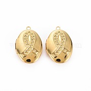 Подвески латуни медальон KK-S356-749