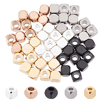 Arricraft 100 Cube Spacers Beads, Gold Cornerless Cube Metal Beads for  Bracelet Necklace Jewelry Making, 2.5mm 