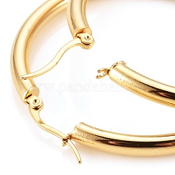 Серьги-кольца из нержавеющей стали 304 EJEW-H358-08G-A