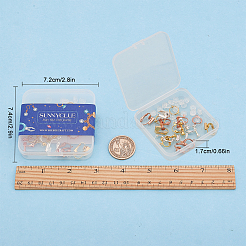 Латунный зажим на серьгах KK-SC0001-36