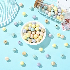 100 шт. окрашенные распылением смоляные бусины&nbsp;RESI-CJ0004-96