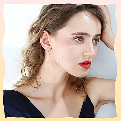 20 шт. латунные серьги-гвоздики&nbsp;KK-SC0006-79