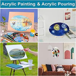 Холст для живописи из дерева и льна&nbsp;DIY-NB0001-72A