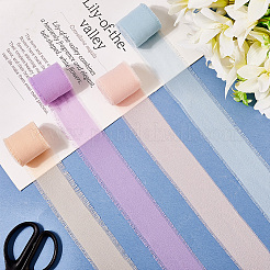 4 шт. двухцветные полиэфирные ленты&nbsp;DIY-CY0001-72