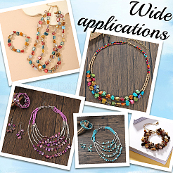 4 нити окрашенных натуральных пресноводных ракушек SHEL-BBC0001-14B