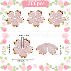 200 шт. акриловые колпачки для бусин OACR-SC0001-83C