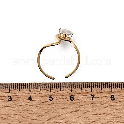 Manschettenringe aus Edelstahl 304 mit Zirkonia&nbsp;SA-CBA54F2-03B-G