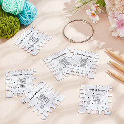 6 шт. швейные линейки из ПВХ&nbsp;DIY-NB0012-38D