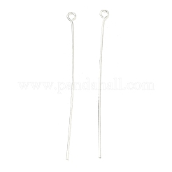 Шпильки для ушей из латуни с серебряным покрытием диаметром 50 мм.&nbsp;X-EPC5.0cm-S