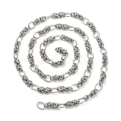 Узел из нержавеющей стали 304 с овальными звеньями цепи CHS-S012-06P