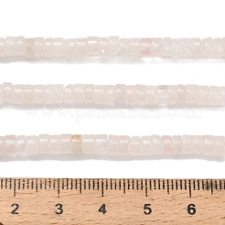 Бусины из натурального белого нефрита G-Z110-A07-2x4mm