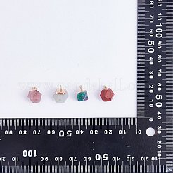 12шт 12 стиля подвески из натуральных и синтетических драгоценных камней G-SZ0002-13